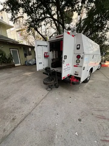 Magnet Plumbing service vehicle on-site for Faucet Repair in Lely Resort