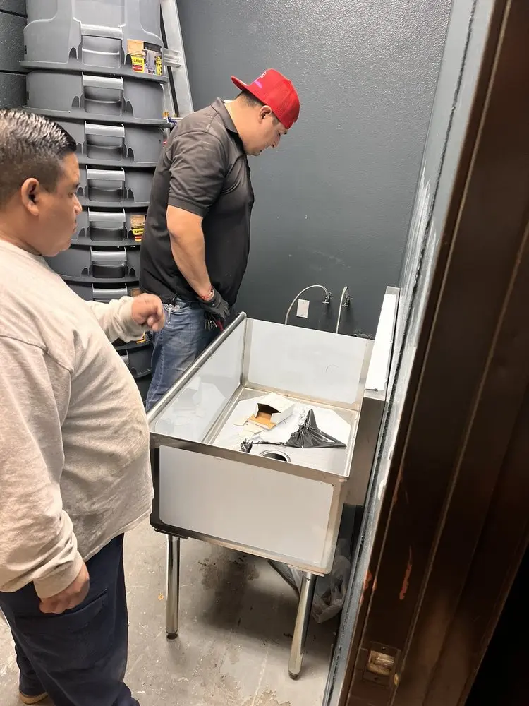 Commercial plumbing and sink installation in Lely Resort